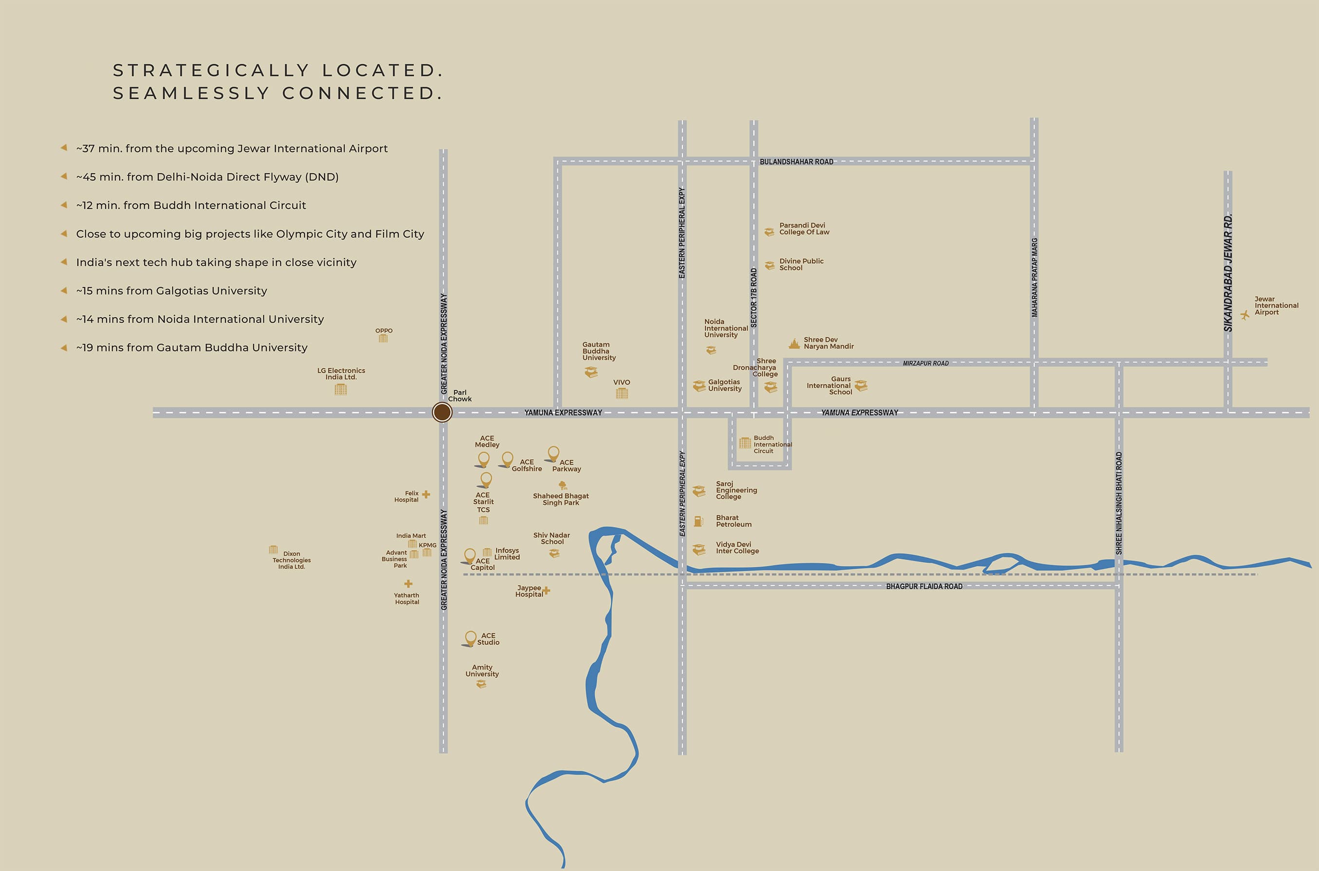 Gaur Alaris Location Map